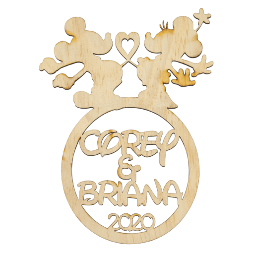 Mickey & Minnie Couple ornament - Image 2
