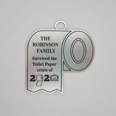 Personalised 2020 COVID edition ornament