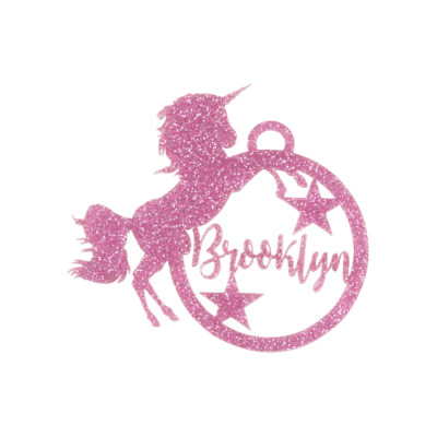 Personalised Unicorn ornament