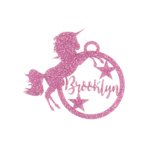 Personalised Unicorn ornament