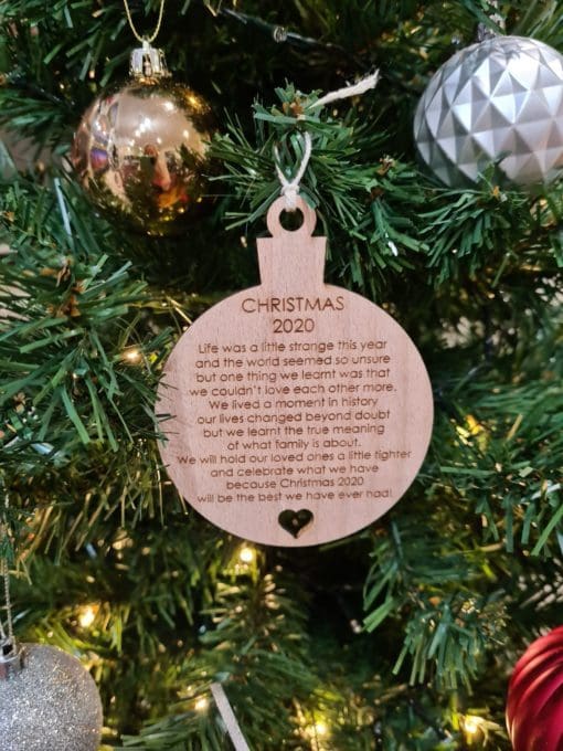 2020/ 2021 Christmas ornament - Image 2