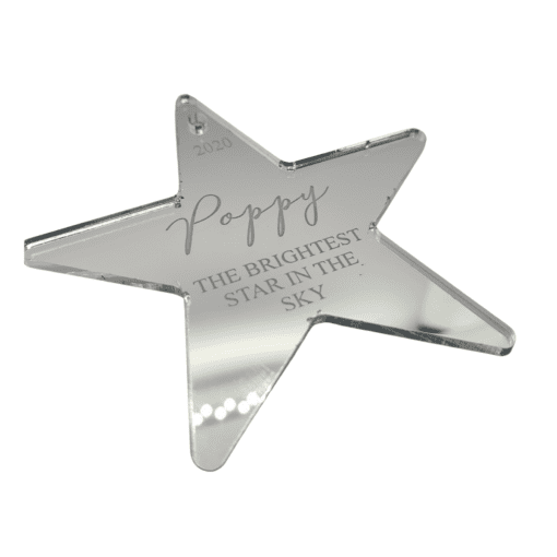 Personalised Brightest Star ornament