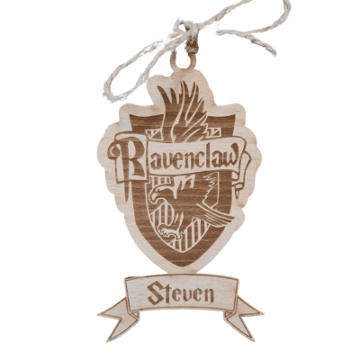 Personalised Ravenclaw Crest ornament