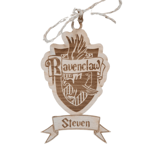 Personalised Ravenclaw Crest ornament