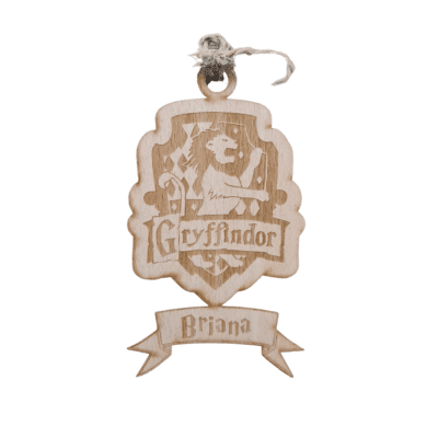 Personalised Gryffindor Crest ornament