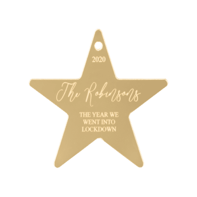 Personalised Covid Lockdown star