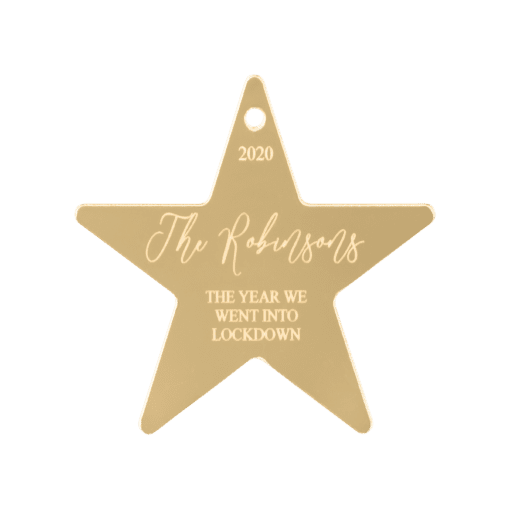 Personalised Covid Lockdown star