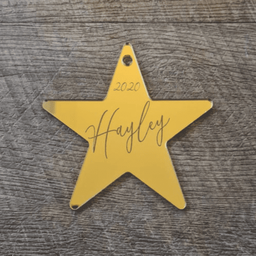 Personalised Star Ornament - Image 3