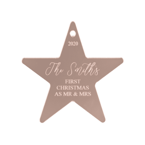 Personalised First Christmas as Mr & Mrs Star - Image 2