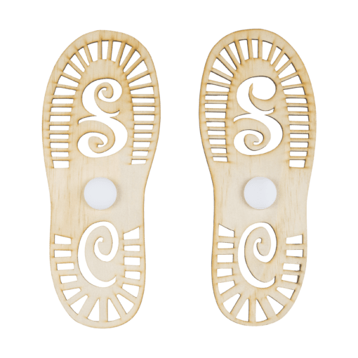 Santa boot stencil SC