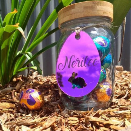 Acrylic Easter Egg gift tag - Image 5