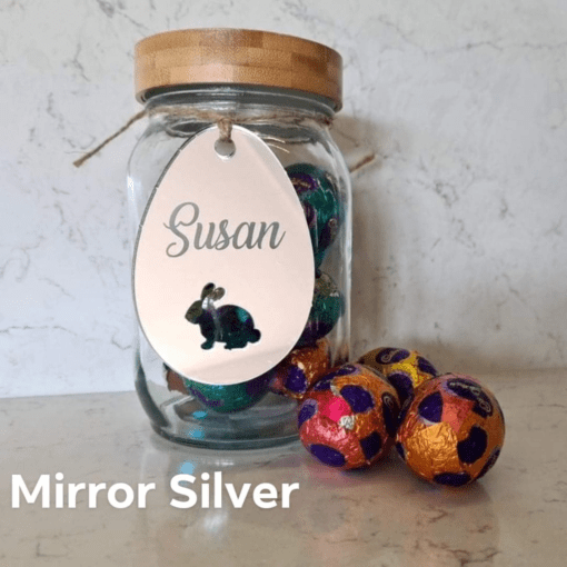 Acrylic Easter Egg gift tag - Image 11