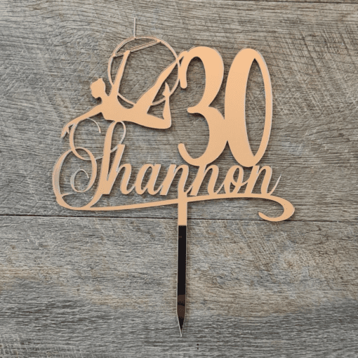 Custom Aerial Silhouette cake topper - Image 3