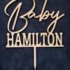 Personalised Baby cake topper - Image 2