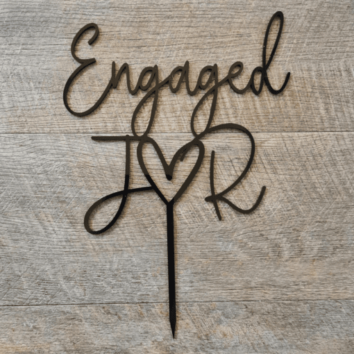 Engaged cake topper - Image 2