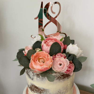 Fancy Age cake topper