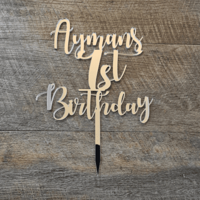 Birthday cake topper