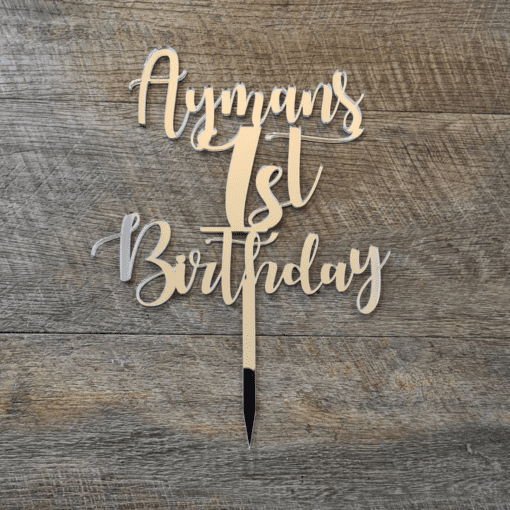 Birthday cake topper