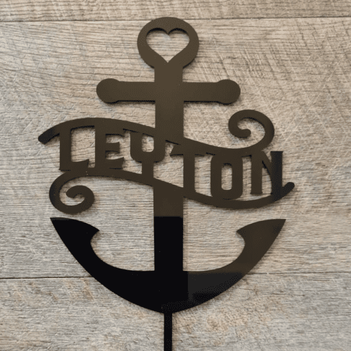 Personalised 'Anchor' Cake topper - Image 2