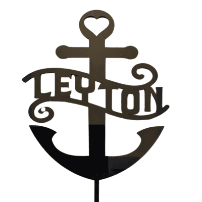 Personalised 'Anchor' Cake topper