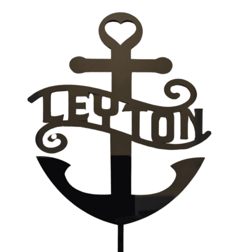 Personalised 'Anchor' Cake topper
