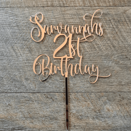 Personalised Birthday Cake topper - Image 5