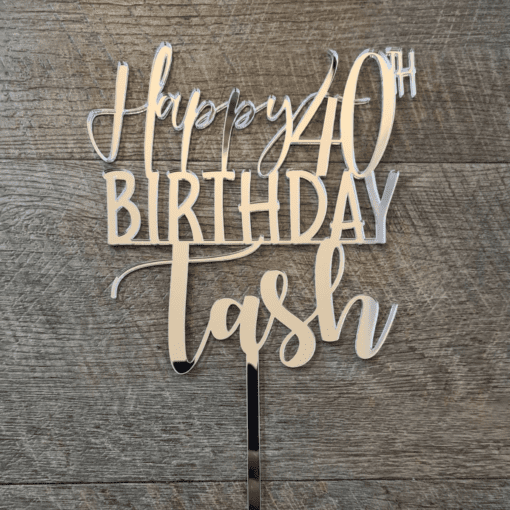 Personalised Birthday cake topper