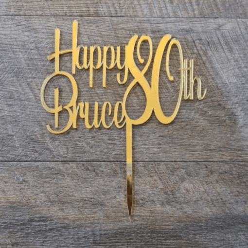 Personalised Birthday cake topper - Image 2