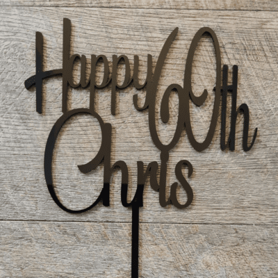 Personalised Birthday cake topper