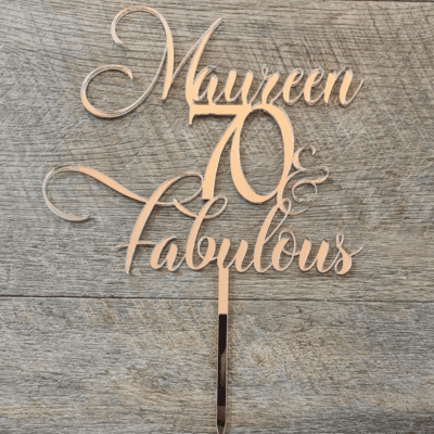 Your Fabulous Personalised cake topper