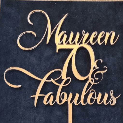 Your Fabulous Personalised cake topper - Image 2
