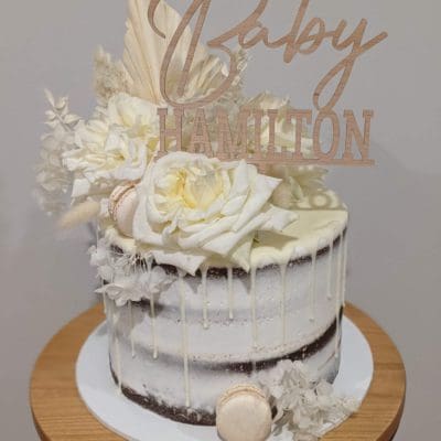 Personalised Baby cake topper