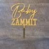 Personalised Baby cake topper - Image 3