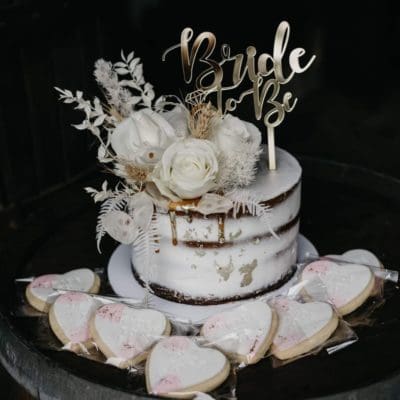 Bride to be cake topper