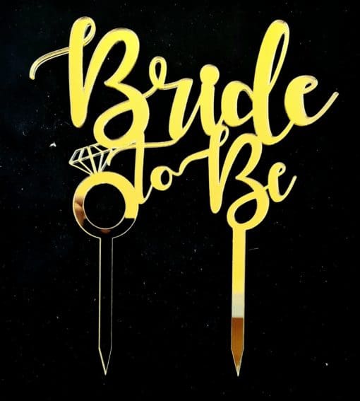 Bride to be cake topper - Image 2