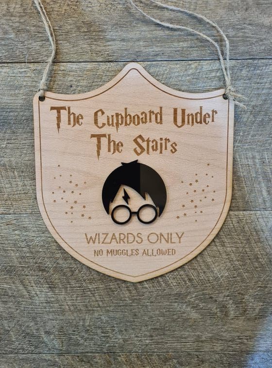 Personalised Wizard Door Sign for Bedroom or Playroom Harry Potter