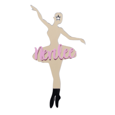 Personalised Ballerina ornament