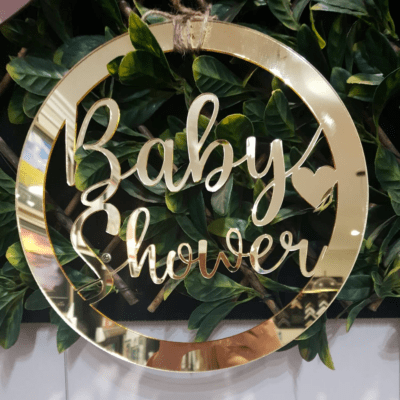 Custom backdrop Hoop with small heart