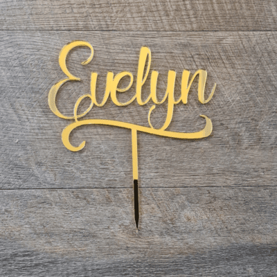 Name only Cake topper