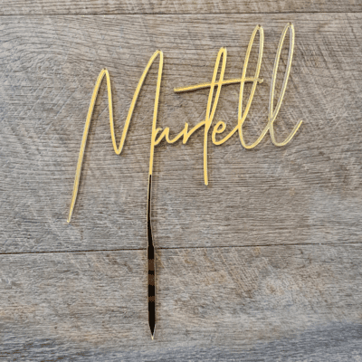 Name only Cake topper