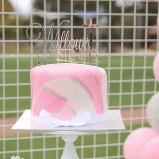 Personalised Christening Cake topper - Image 3