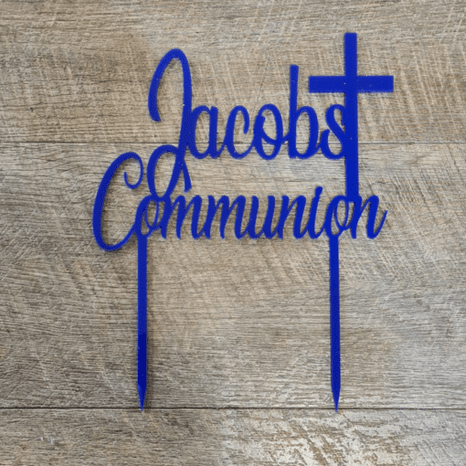 Personalised Communion Cake topper