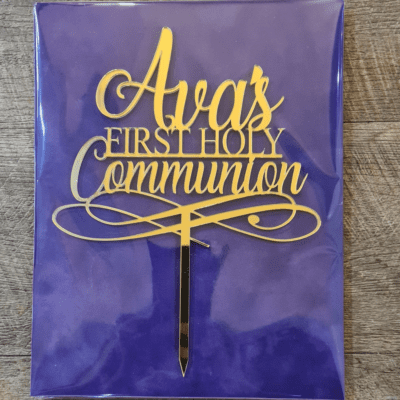 Personalised First Holy Communion Cake topper