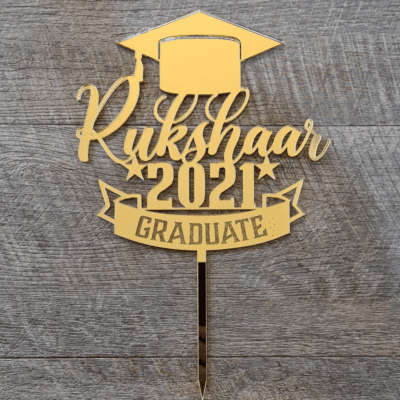 Personalised 2021 Graduate Cake topper