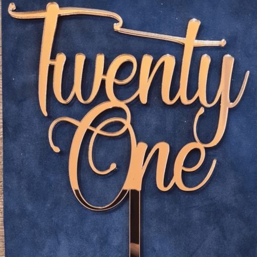 Twenty One Cake topper - Image 2