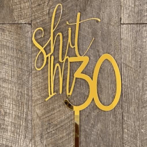 Funny birthday cake topper