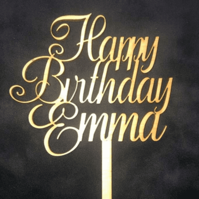 Happy Birthday Cake Topper