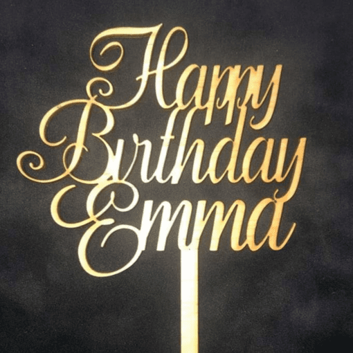 Happy Birthday Cake Topper