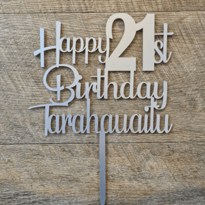 Personalised Birthday Cake Topper