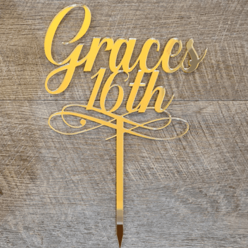 Personalised Birthday cake topper - Image 4
